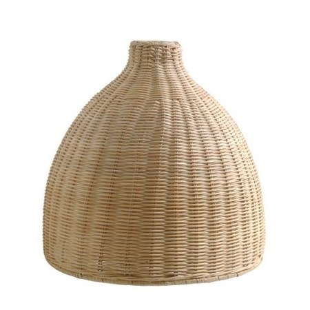 Natural rustic coastal style rattan light fixture basic brown rattan ceiling light rattan pendant