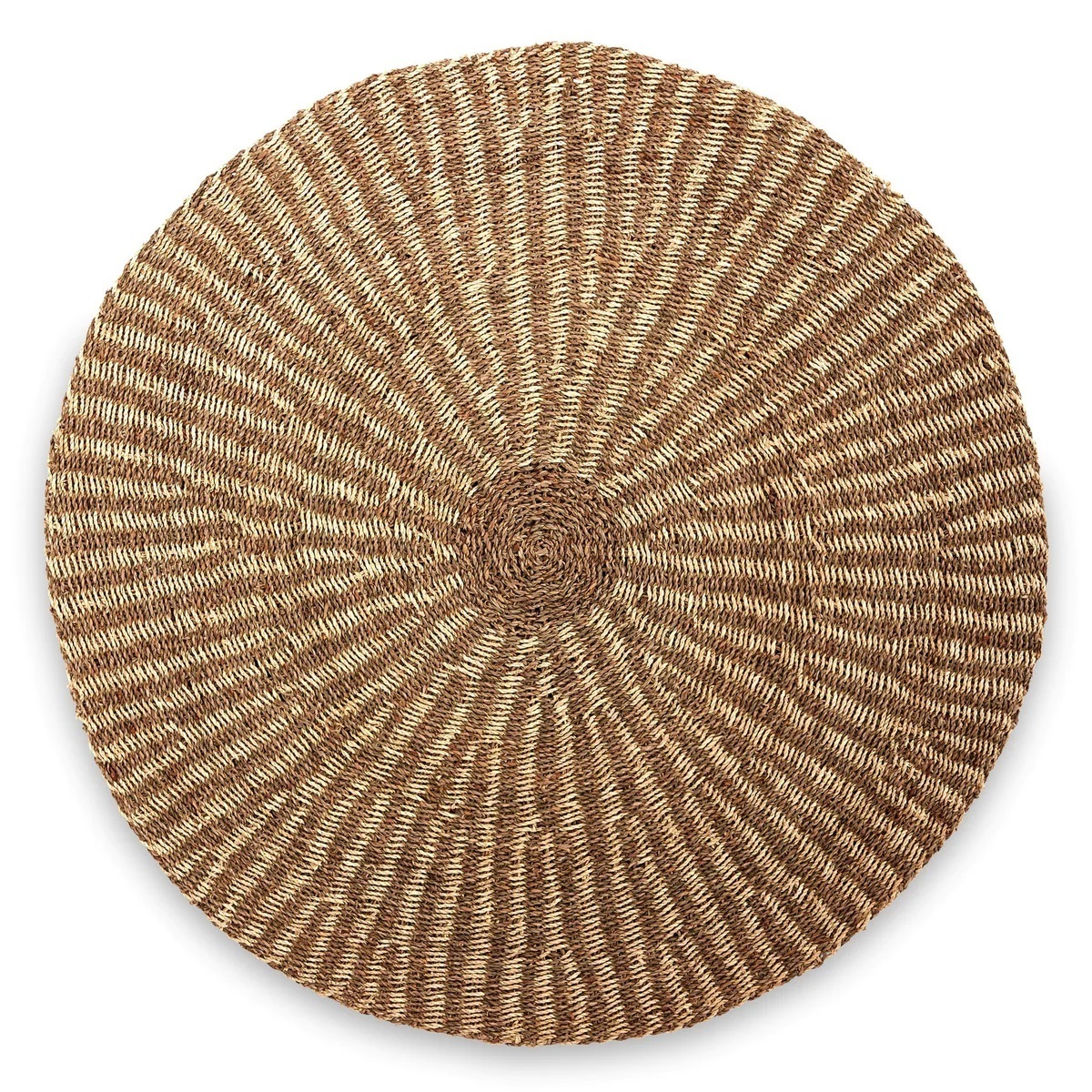 Wholesale round basic non-slip reversible seagrass cotton woven rugs seagrass custom handmade rug indoor