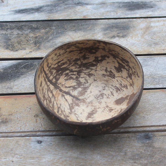 Best choice food-safe rustic coconut shell natural bowl healthy eco-friendly coconut bowl from Vietnam