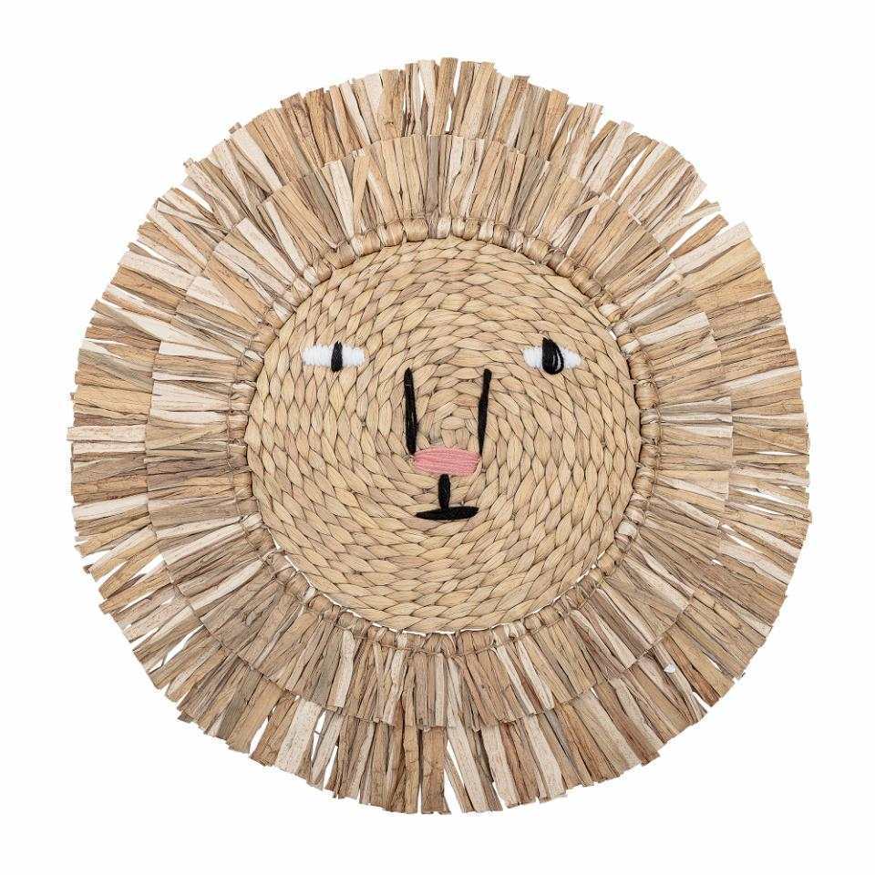 Cute lion rabbit animal shape water hyacinth wall designs home decoration bedroom wall decoration for kids