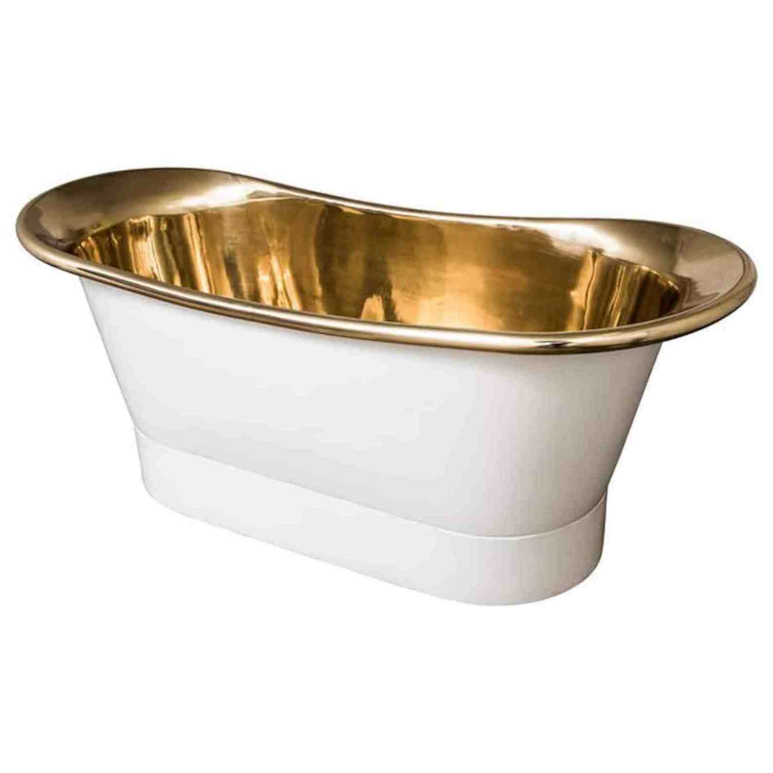 For Sale White painted bathtub made of copper - Antique copper bathtub In Wholesale Prices For Home And Hotel