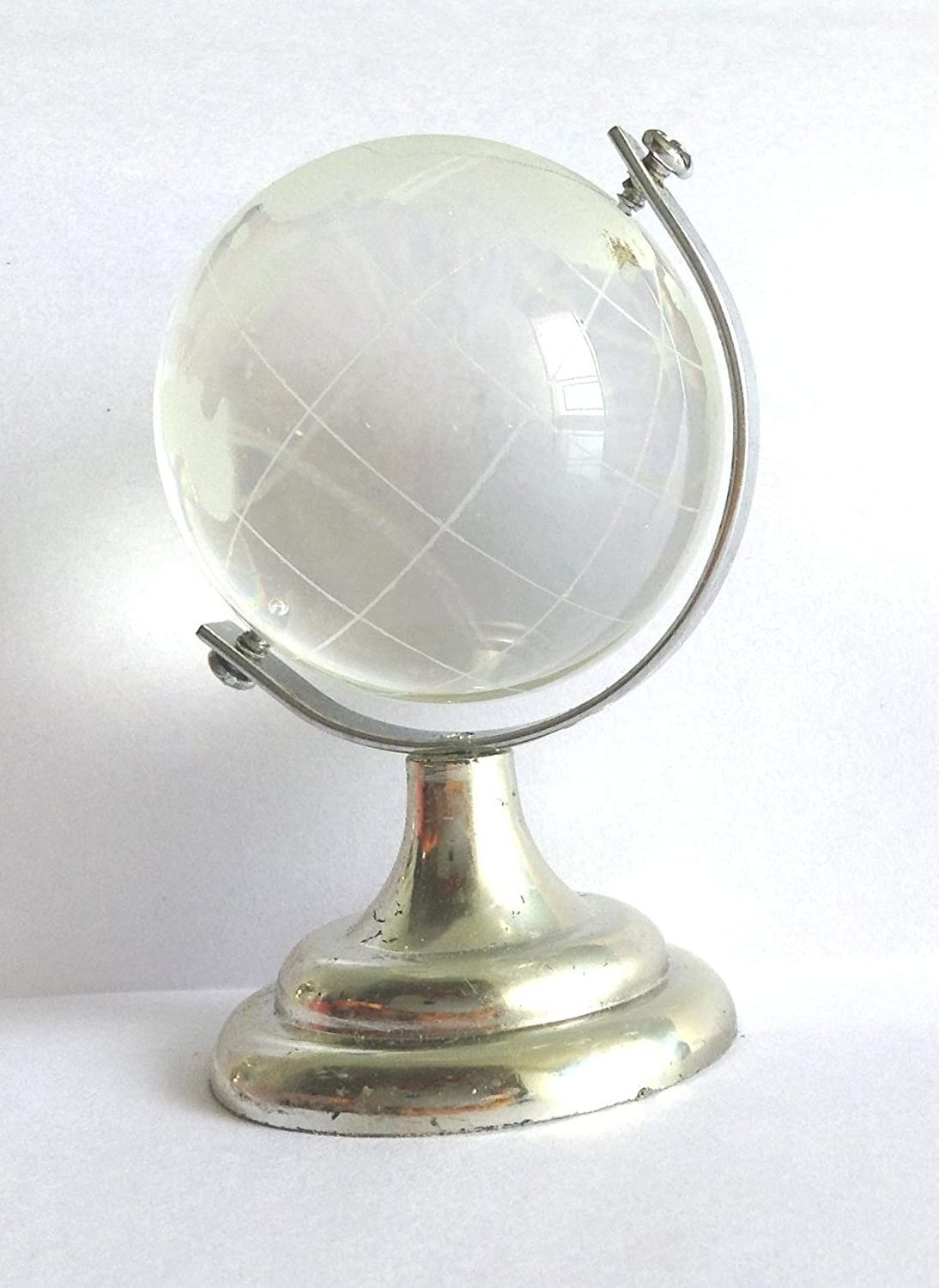 Decorative Glass World Globe For Office