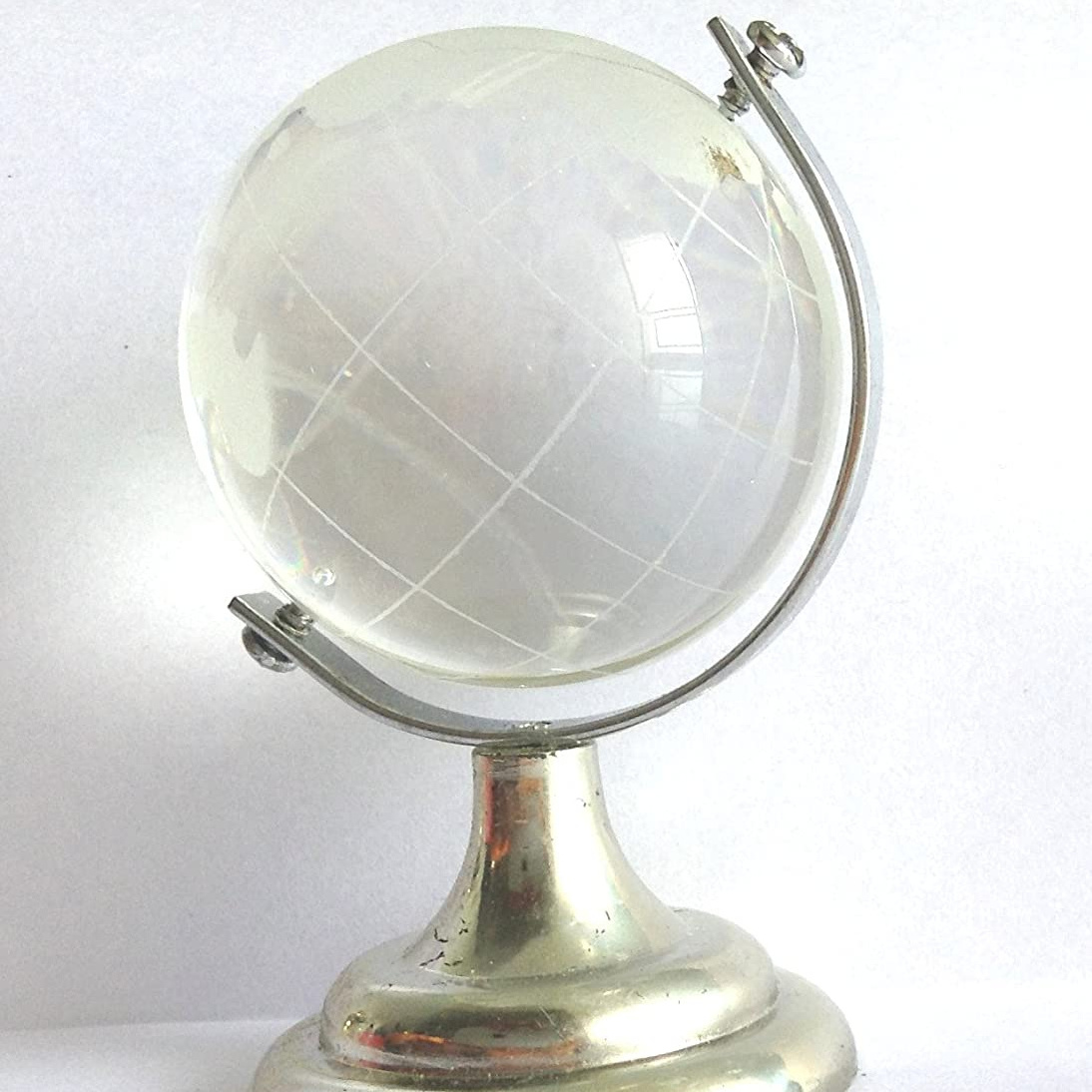 Decorative Glass World Globe For Office