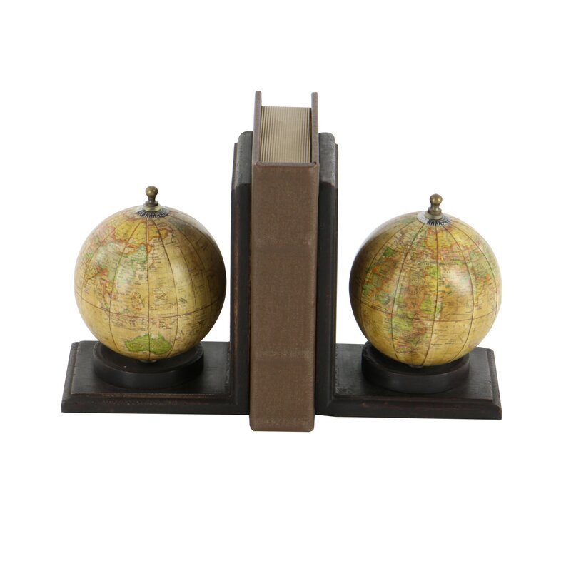 For Sale Contemporary Globe Non-skid Bookends For School Home Office Desk Organizer Decorative Bookends In Wholesale