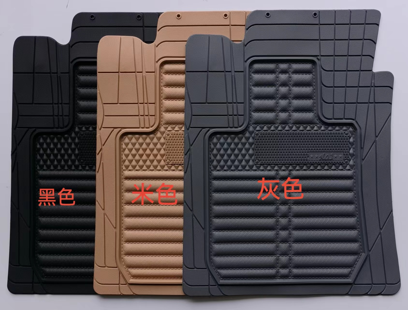 5 PCS Universal Luxury 3D Waterproof PVC Car Mats Interior Decorative Floor Mat for BYD BMW Hyundai Mazda A3 Car Accessories