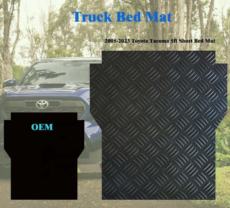 ARTES  5.7 Ft  6.5 Ft  All Weather Cargo Liners Short Bed Liner PVC Rubber Truck Bed Mat fits Dodge Ram 1500