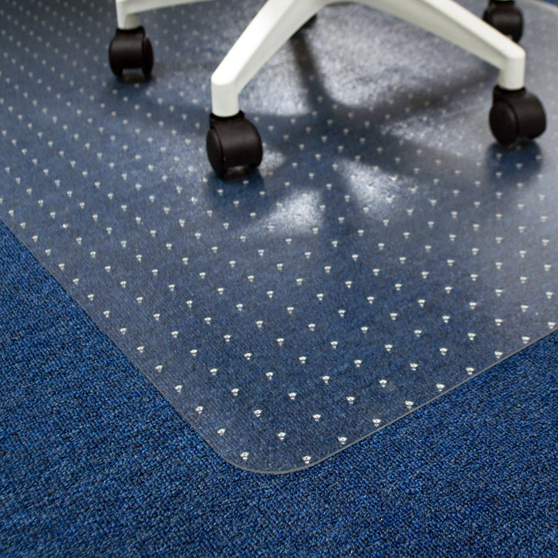 Transparent Thick and Sturdy Highly Premium Quality Floor Mats Office Chair Mat with Studs for Low and No Pile Carpeted Floors