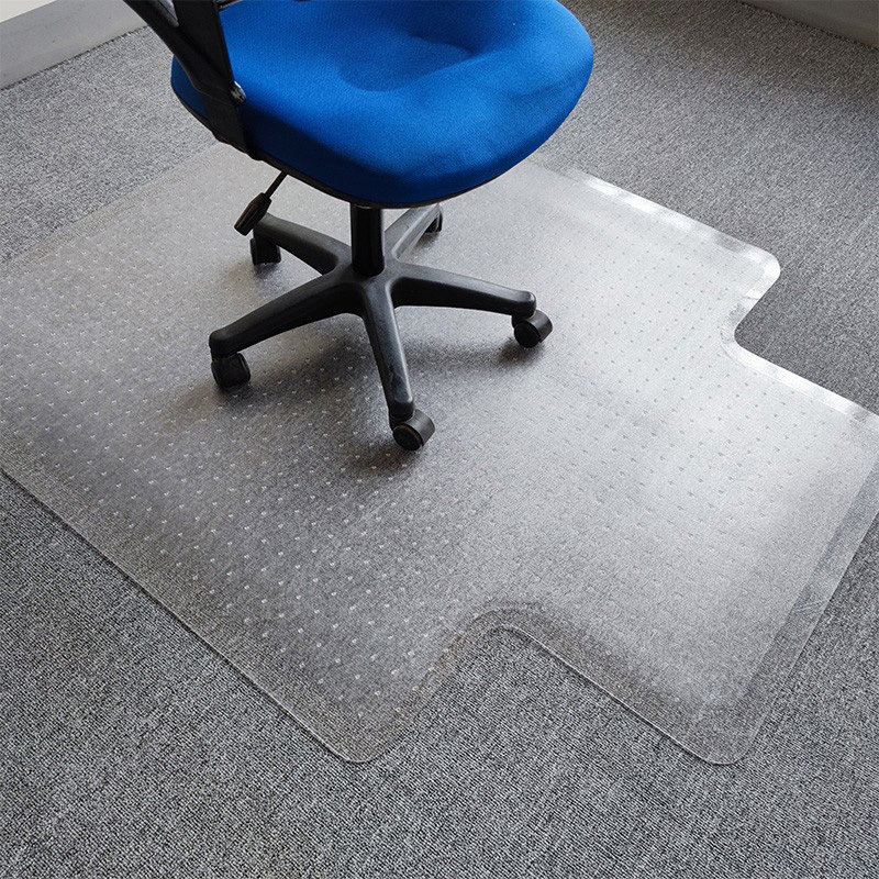 Transparent Thick and Sturdy Highly Premium Quality Floor Mats Office Chair Mat with Studs for Low and No Pile Carpeted Floors