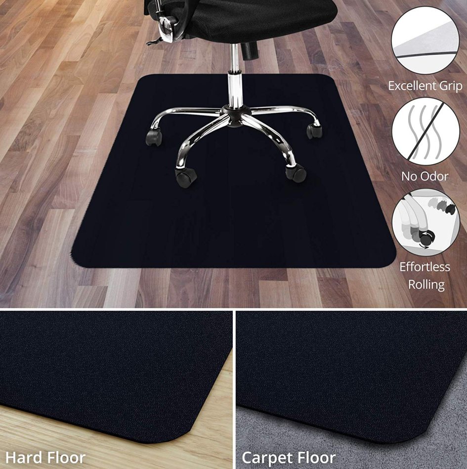 2021 New Design BPA Free Round shape Pattern Printing Hardwood Floor Carpet Mat Gaming Office Chair Mats