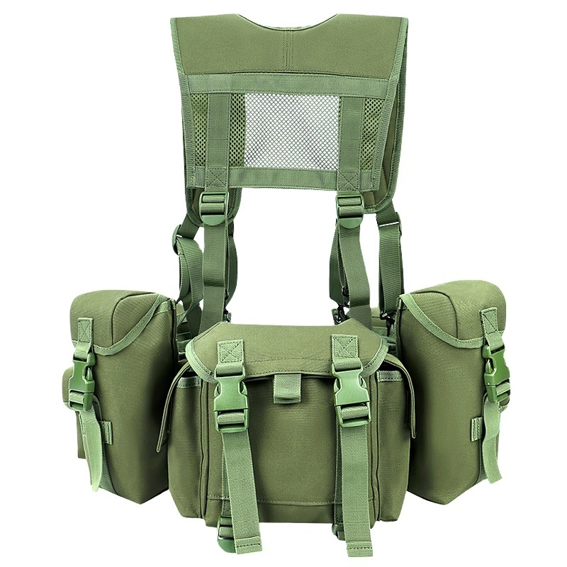 Custom Outdoor Multi-pocket Camo Hunting Vest Tactical Combat Chest Rig