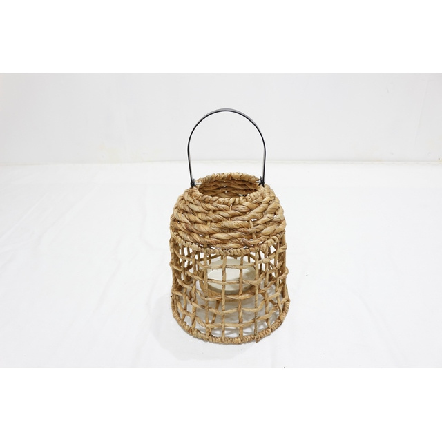 Luxury Vintage Water Hyacinth Lantern: Eco-Friendly Craftsmanship from Vietnam