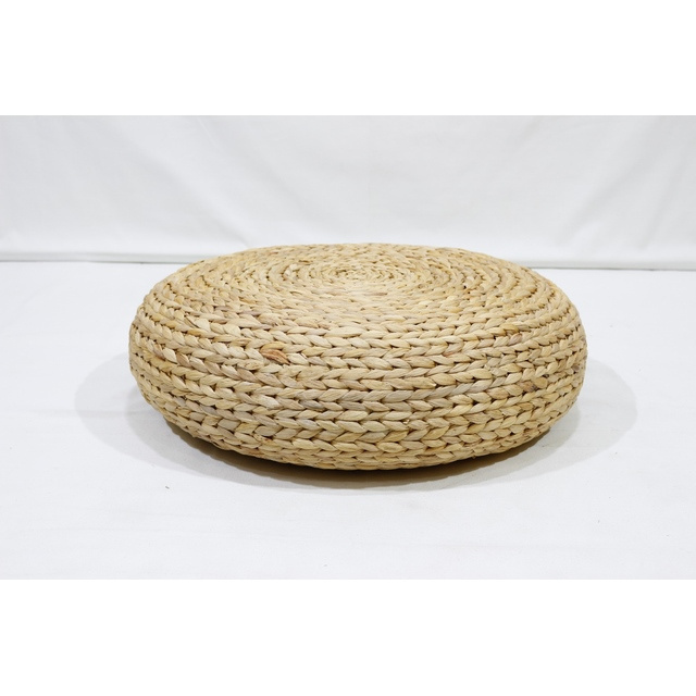 Hot trend Water Hyacinth Pouf ottoman decorative seat stool living room made in Vietnam Wholesale