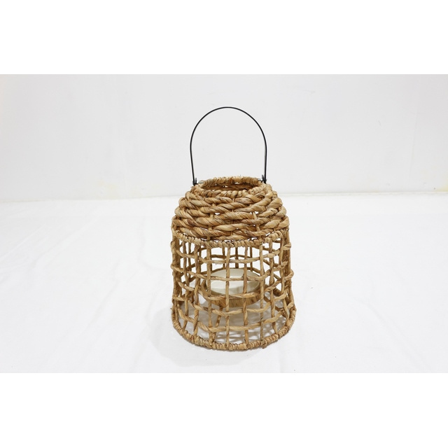 Luxury Vintage Water Hyacinth Lantern: Eco-Friendly Craftsmanship from Vietnam