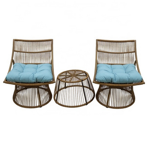 Hot Selling Rattan Swivel Chair from Vietnam Factory for Outdoor Ottoman Furniture Living Room Dining Home Office