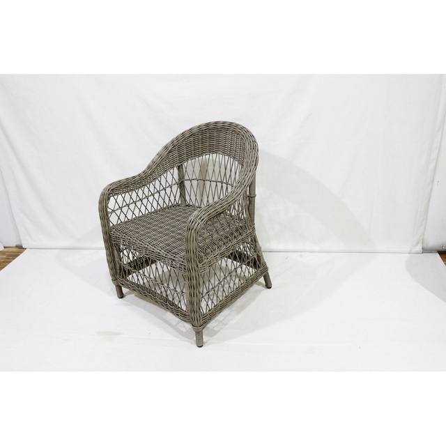 Vietnam manufacturer supply best price poly wicker (PE) Armchair garden dining Armchair wicker outdoor furniture