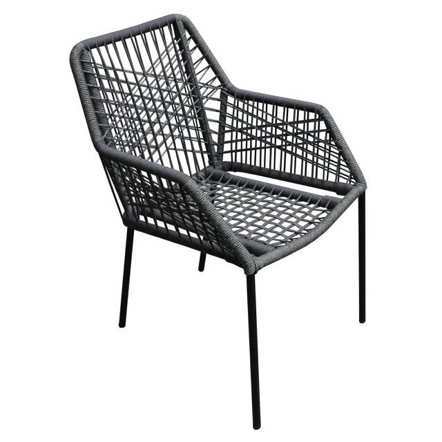 Factory wholesale garden chairs outdoor furniture Aluminum frame, patio dining chairs outdoor leisure chair made in VietNam