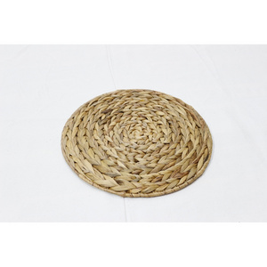 High Quality Round Natural Water Hyacinth Placemats for Dining Table Handwoven Placemats for Kitchen Table