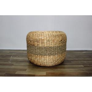 New Design Straw Water Hyacinth bar stools Meditation Floor Cushion Yoga Cushion From Viet Nam Factor