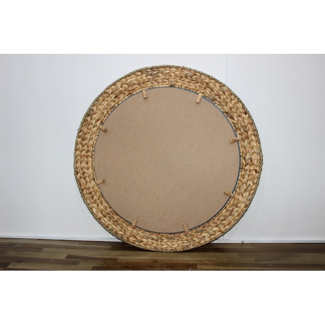 Hot trend Home Bathroom Bedroom Living Room Mirror Wall Decor Mirror 100% handmade natural material round shape