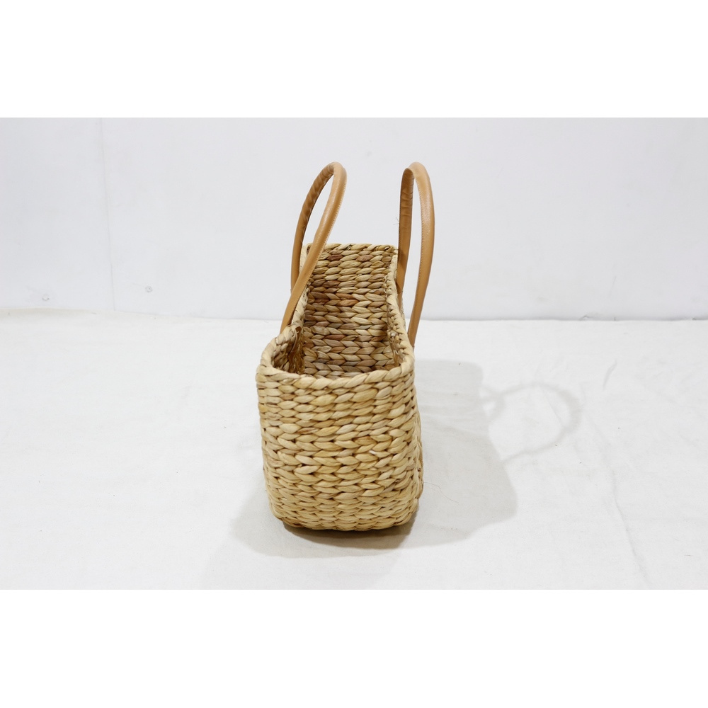 Wholesale Natural Water Hyacinth Bag Women's Storage Tote Bag with Handles and Light Weight Best Deal