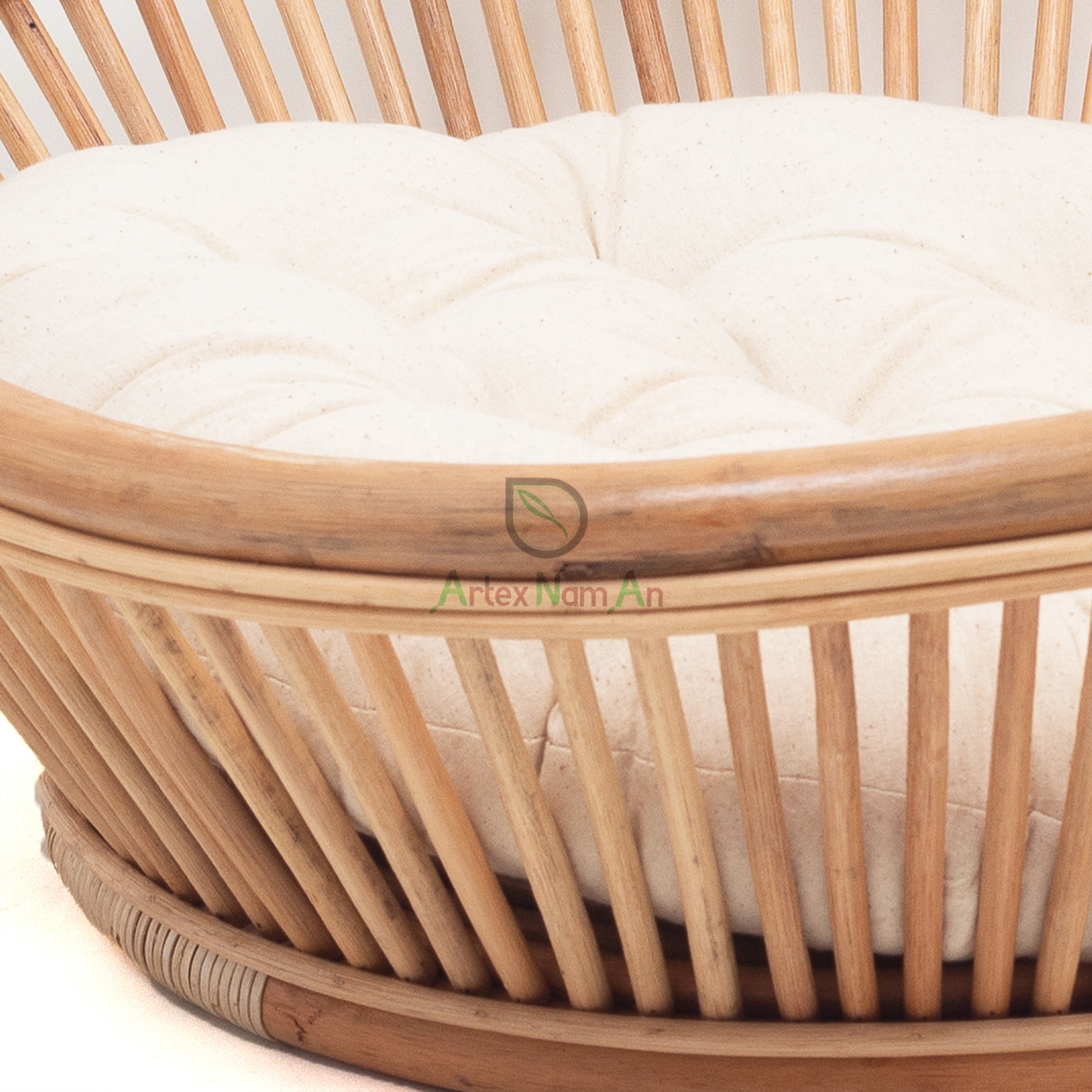 Eco friendly rattan pet bed also wicker soft cat bed dog bed cushion for pet supplies