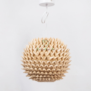 Unique modern palm leaf round quill chandeliers pendant light also handmade woven hanging ceiling lamp home decor