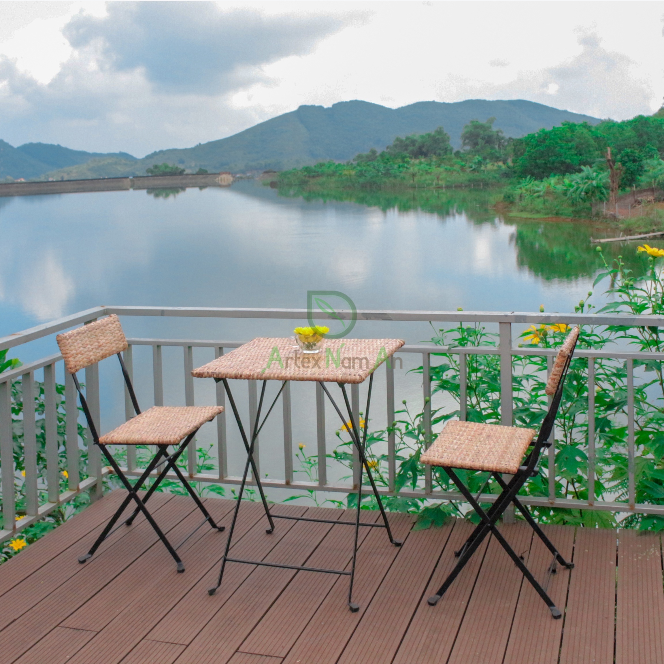 Natural rattan bistro chair/rattan folding chair patio chairs/rattan indoor outdoor garden furniture