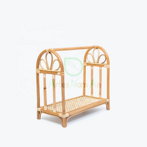 Rattan doll clothes rack/miniature doll house accessories/rattan kids toys