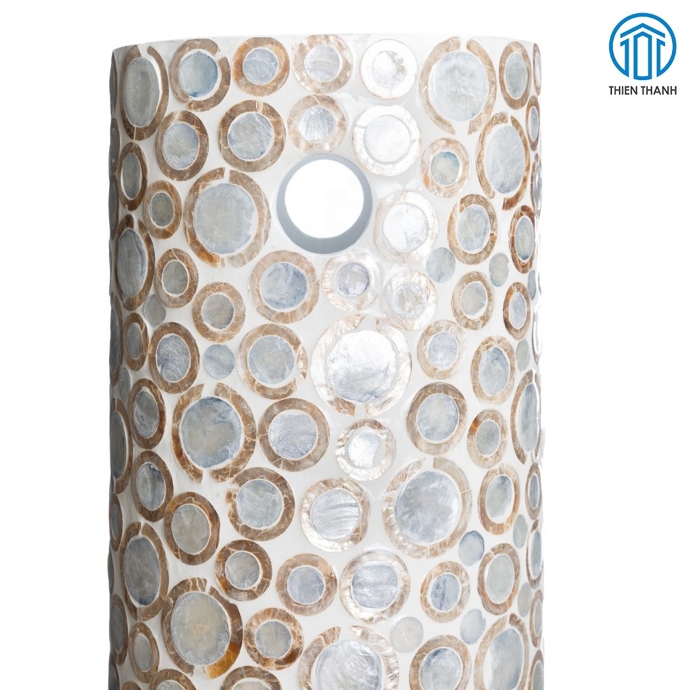 Contemporary home umbrella stand luxury mother of pearl inlay umbrellas holder for hotel & office handmade from Vietnam