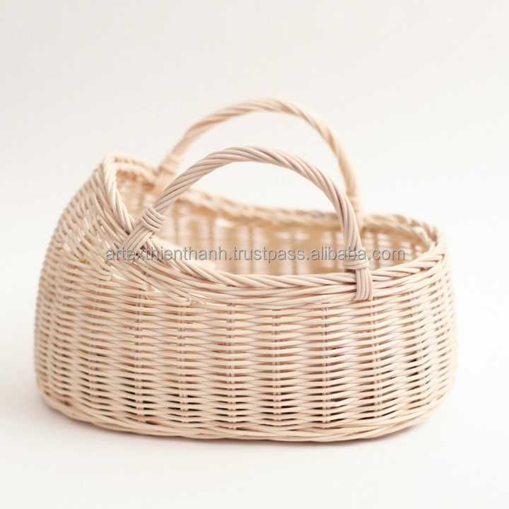 New Arrival Natural wicker baby doll cribs and beds/Baby Cradle Swing/Wicker Baby Crib Doll Cradle Doll Bed Rocking