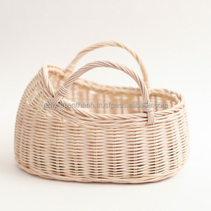 New Arrival Natural wicker baby doll cribs and beds/Baby Cradle Swing/Wicker Baby Crib Doll Cradle Doll Bed Rocking