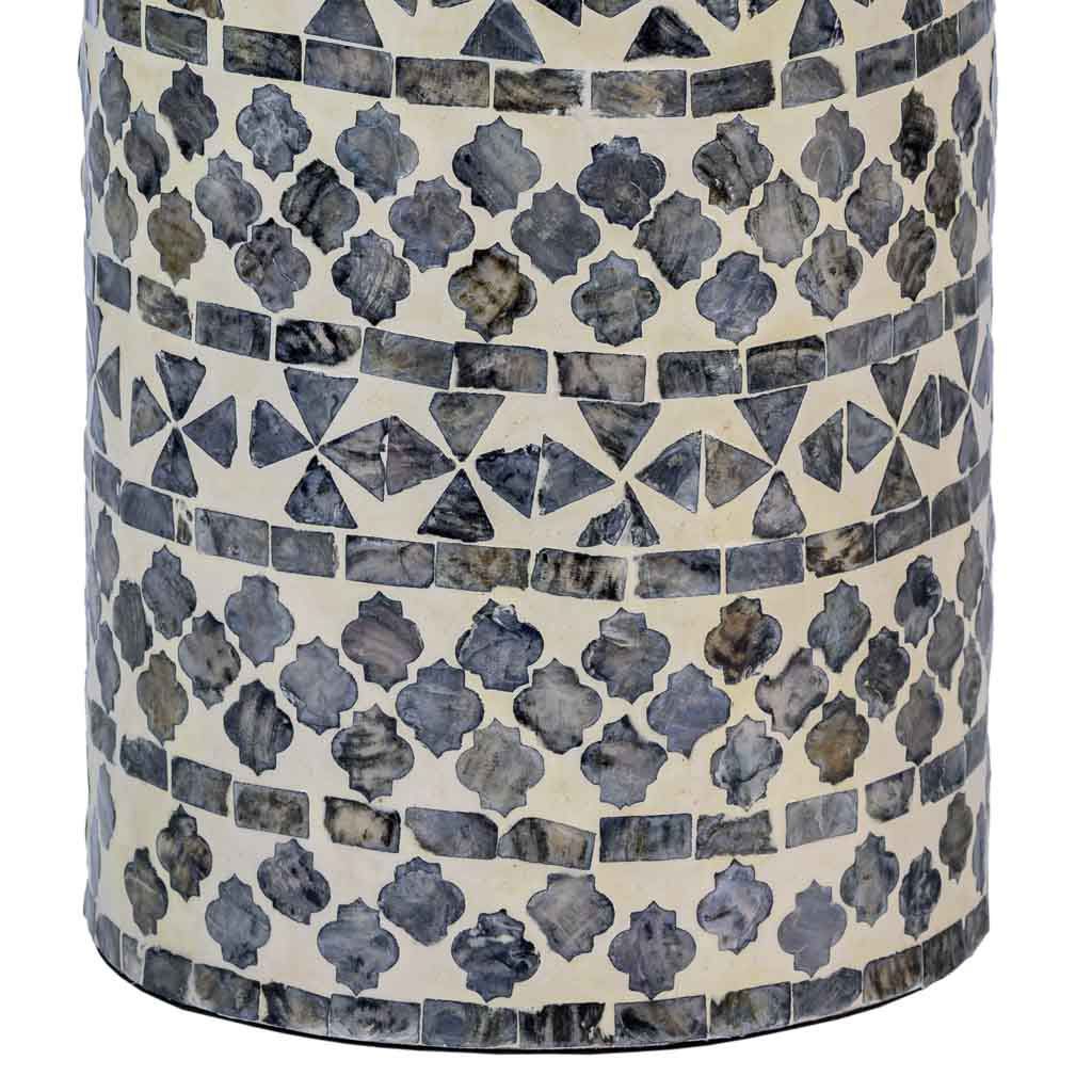 Eye Catching Beautiful Useful Functional Vibrant Meticulously Handmade Mother Of Pearl Capiz Umbrella Stand