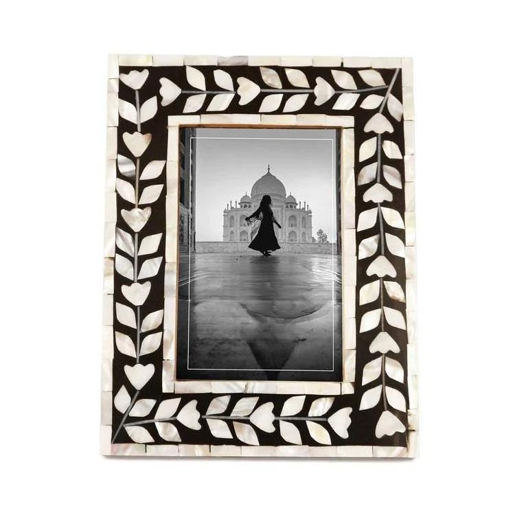 Wholesaler High Quality Mother Of Pearl Photo Frame For Family Photo Gift Wall Decoration With Mother Of Pearl Rectangle Shaped