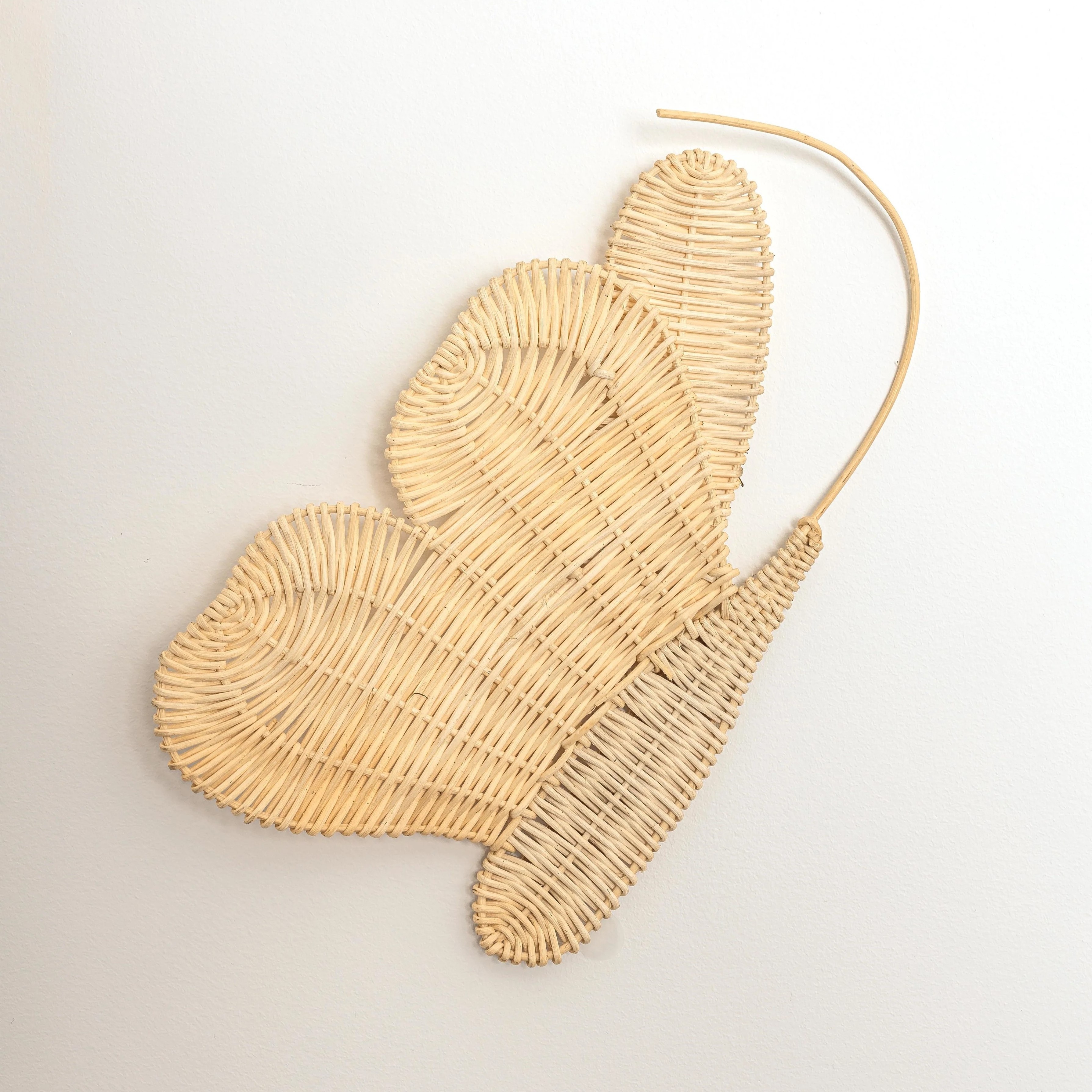 Adorable Butterfly Rattan Wall Hanging Decoration Baby Nursery Rattan Mounted Wall Collection