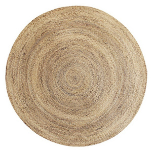 Wholesale sedge rugs sedge mats handmade Round Jute Seagrass Area Rug for floor decoration in bulk in Vietnam