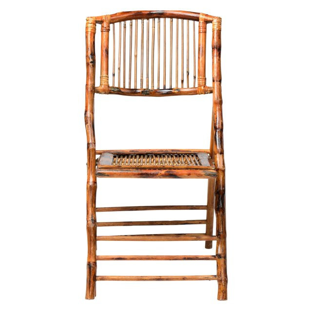 Wholesales Tortoise Shell Rattan Folding Chair Classic Bamboo Folding Chair Boho Tortoise Shell Bamboo Folding Chairs