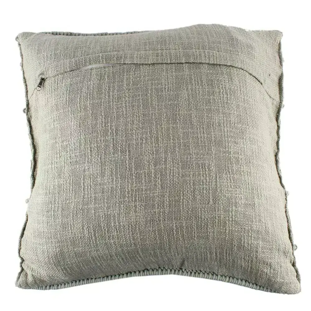 Harmonious Grey Macrame Cotton Cushion Cover Exquisite Macrame Pillow Case Made From 100% Cotton