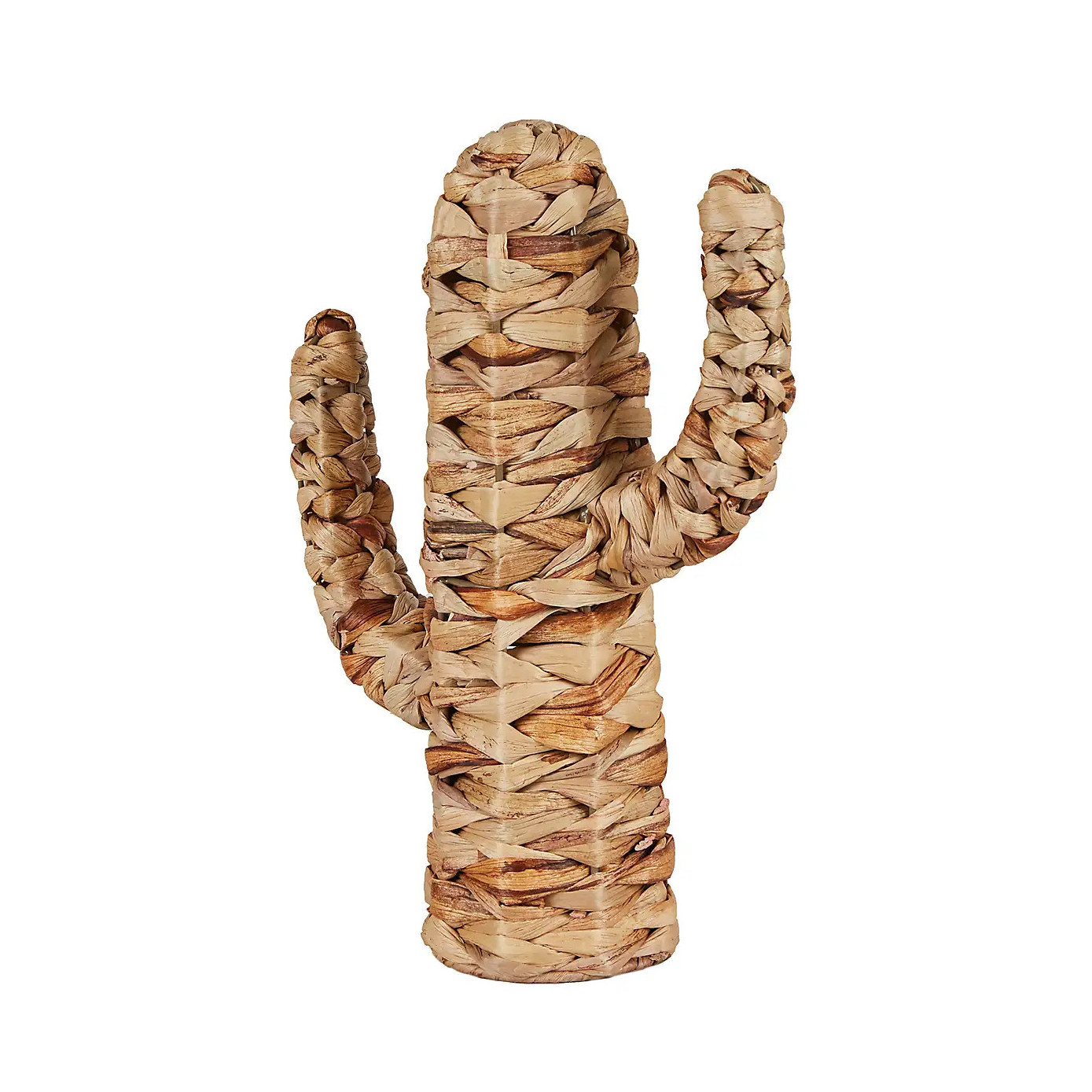 Creative home decoration accents water hyacinth cactus ornament wicker tall cactus sculpture object decor wholesale