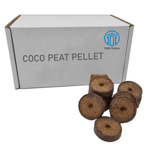 Vietnam Coco Peat Pellet Coir Disc for Seedlings with Competitive Price and High Quality Compressed Peat Pellet