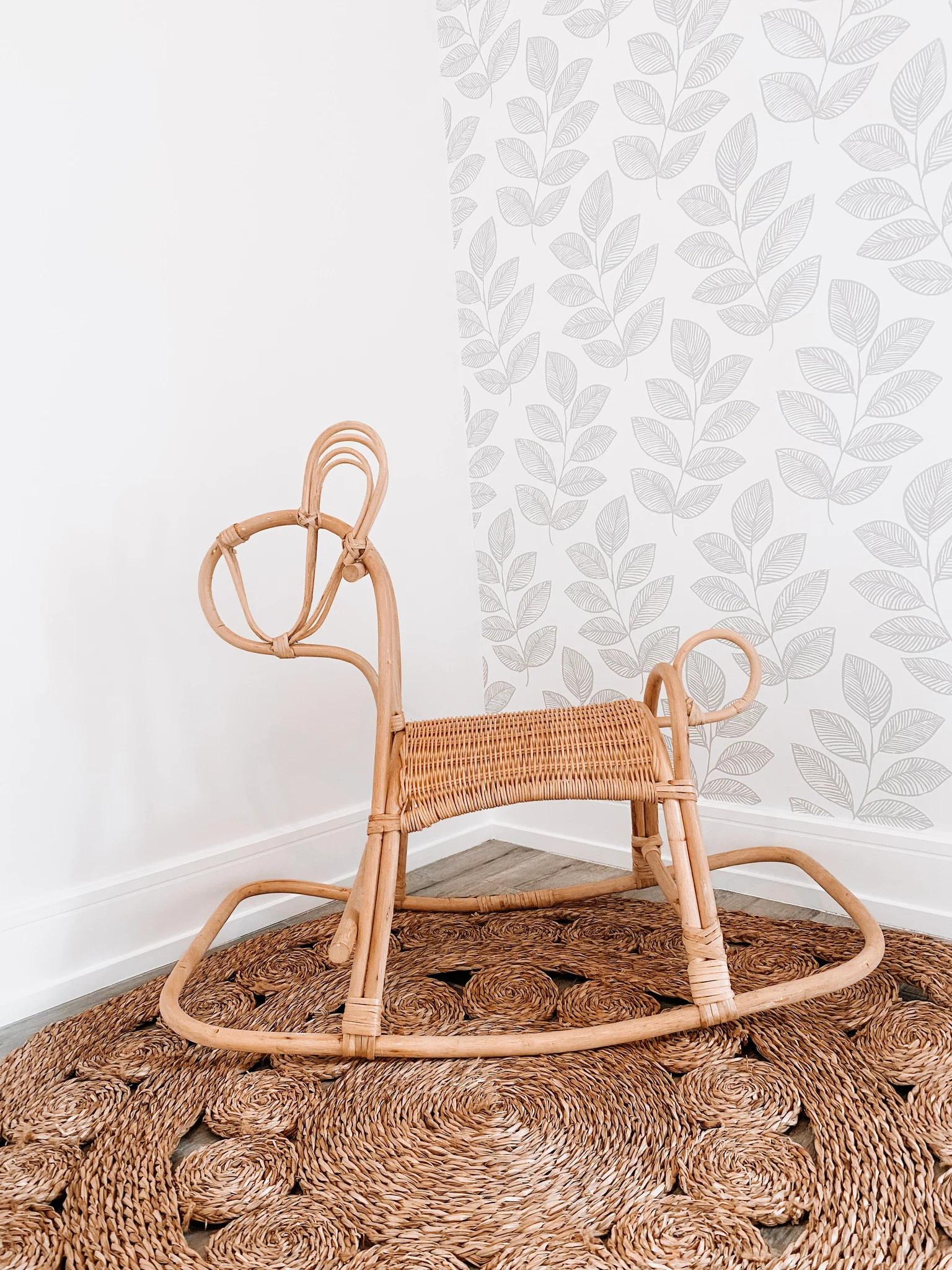 Boho Rattan Baby Rocker Handicraft Rocking Chair for Children Nursery Rocking Chair From Artex Thien Thanh