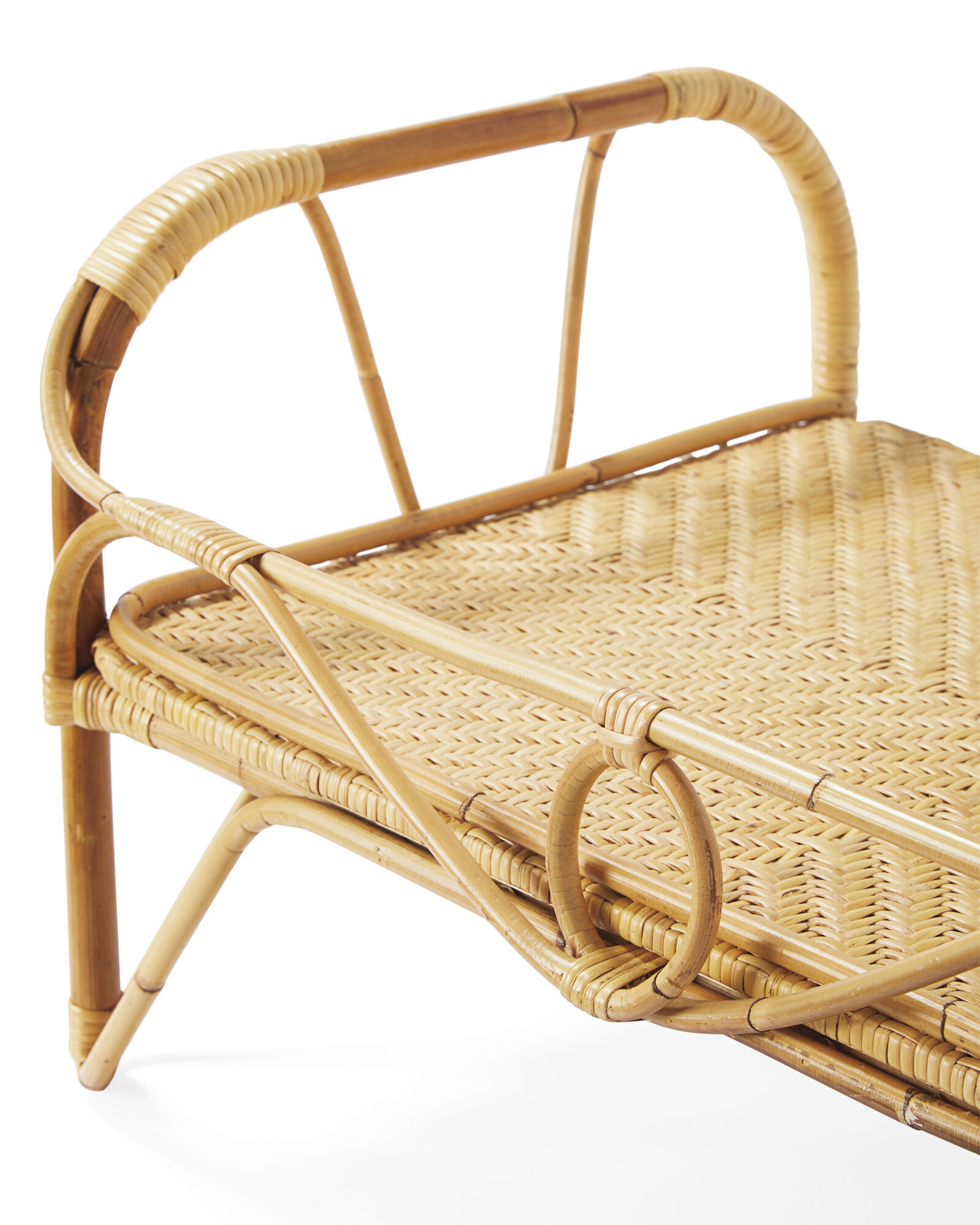 Wholesale Handcrafted Rattan Breakfast Tray Wicker Serving Tray Breakfast In Bed Elegant Woven Rattan Tray For Serving Meals