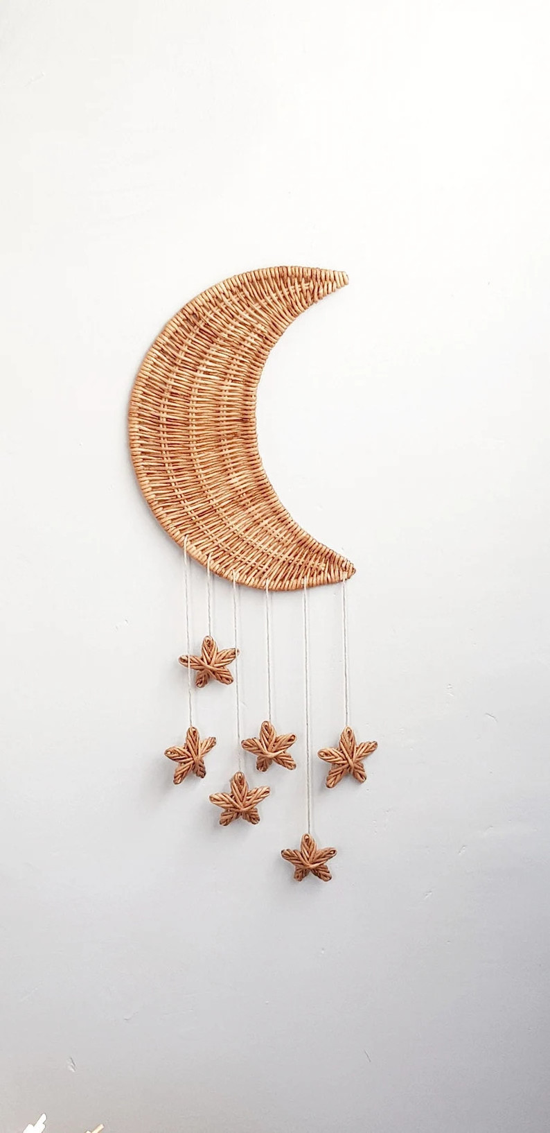 Vietnamese handmade kid decor moon and stars will be a great addition to the interior of a children's or other roomo