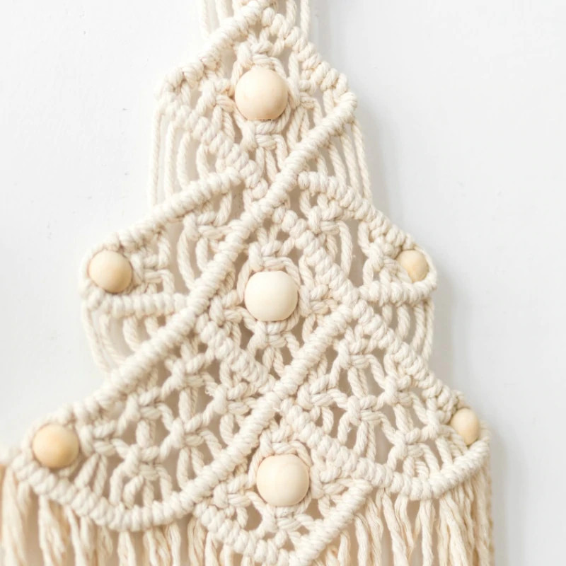 Creative Christmas Gifts Macrame Christmas Tree Macrame Xmas Boho Tree of Life Macrame Wall Hanging Decoration