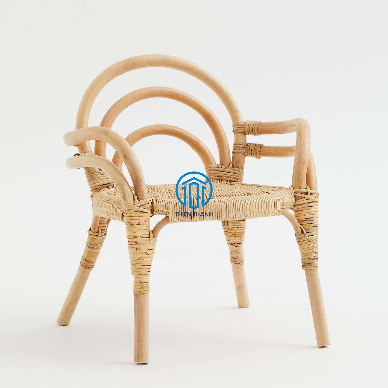 Wholesale Kids Room Children's rattan lounge chair Elegant kids furniture Rattan mini chair Natural rattan chairs in Viet Nam