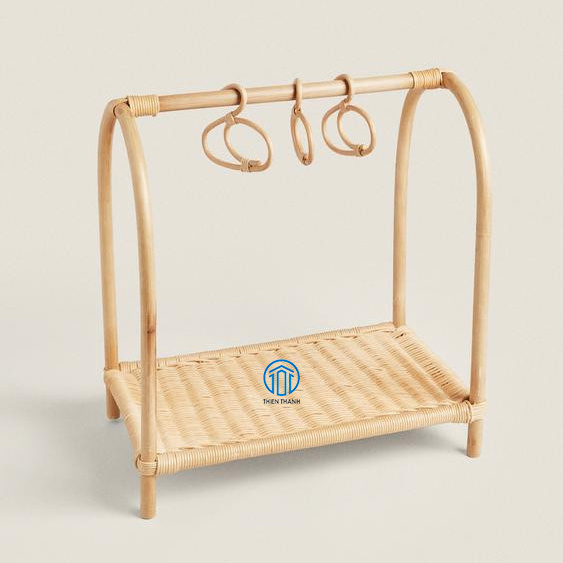 A Perfect Little Place To Store Your Adorable Doll Clothes Individually Handcrafted Rattan Toy Doll Clothing Rack With Hangers