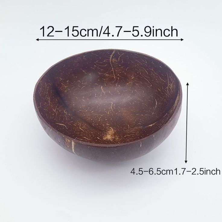 New Design 2023 Coconut Bowl Organic Wooden Fruit Shells Handmade Zero Waste Bowls Natural Shell Smoothie Bowl  in Vietnam