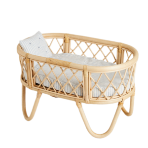 Rattan Kids' Cribs Baby Cot for Babies Best Design Baby Cot Bedding in Rattan Material