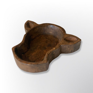 Wholesale Wooden Cow Bowls Minimalist Wood Dough Bowls Wood Empty Bowls For Candle Pouring OEM Customized Handmade in Vietnam