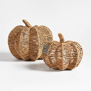 Beautiful design seagrass pumpkin for halloween holiday, home decoration, party decoration made in Vietnam wholesale