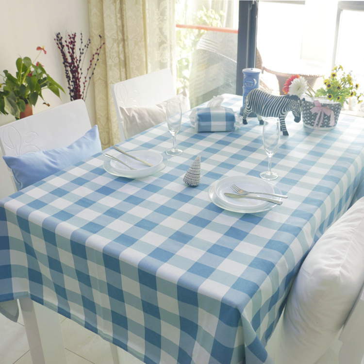 wholesale Eco-Friend printed canvas tablecloth/table cloth Plastic Tablecloth Table Cover